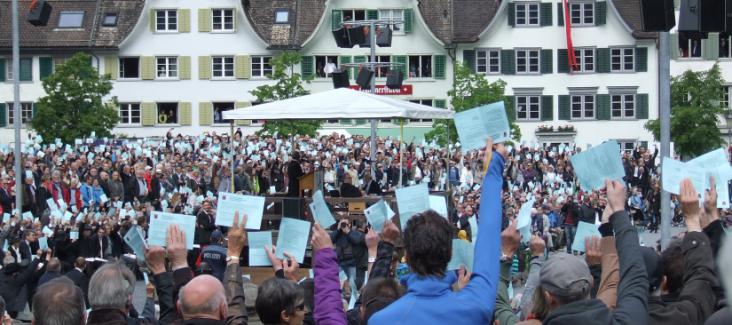 The assembly of the canton Glarus
