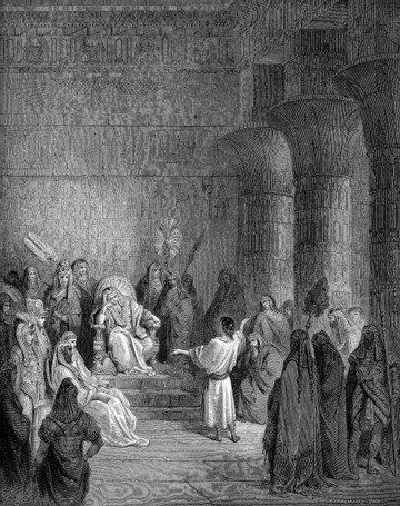Joseph interpreting the Pharaoh's dream