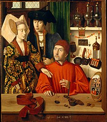 A goldsmith in his shop. Peter Christus (1449).