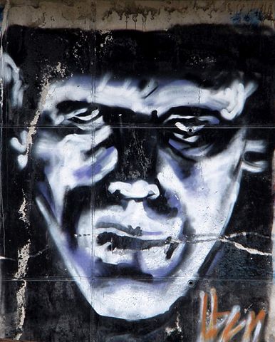 Graffiti near the Renfe station of Vitoria-Gasteiz