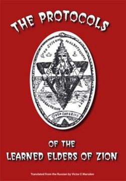 Protocols of the Learned Elders of Zion cover