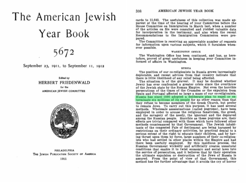 1911 American Jewish Committee’s annual report
