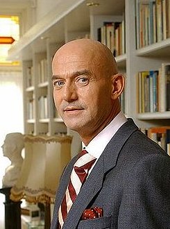 Pim Fortuyn on 4 May 2002, two days before his assassination
